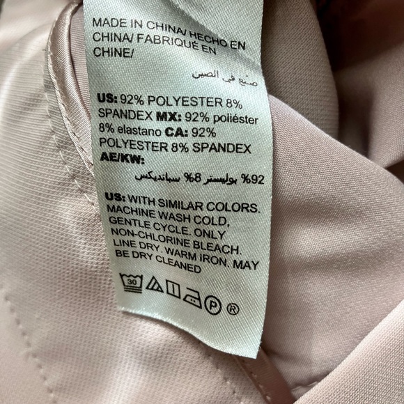 White House Black Market Blush Tapered Ankle Pants Size 8 - Picture 9 of 9